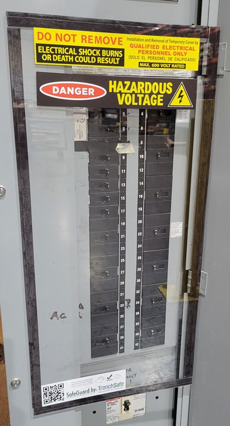 Temporary Electric Panel Covers